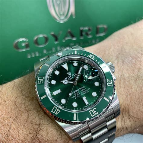 green Rolex Submariner